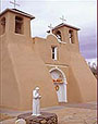 Taos Church | color photograph by Woody Galloway